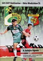 GKS Belchatow - Odra Wodzislaw Slaski Orange Ekstraklasa (24.09.2005) official programme