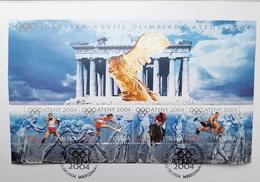 Olympic Games Athens 2004 post stamps set (in etui)