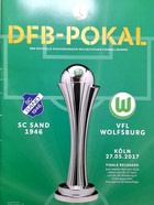 SC Sand 1946 - VfL Wolfsburg German Cup Womens Final (27.5.2017) official programme