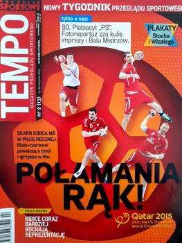 Qatar 2015 24th Men's Handball World Championship Fans Guide (Tempo magazine)