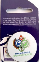 FIFA World Cup Germany 2006 logo big badge (official product, with signature)