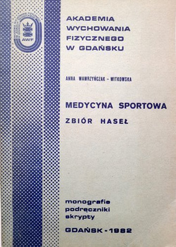 Sports medicine. Lexicon