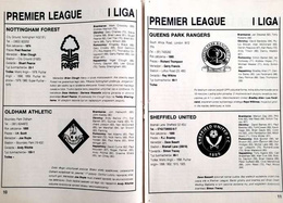 English Football Leagues 1992-93 Guide (Pilka Nozna magazine special edition)