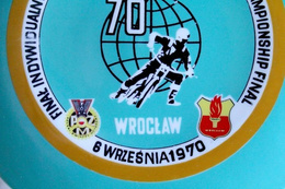 The Souvenir Plate of 1970 Speedway World Championship Final in Wroclaw (original product)