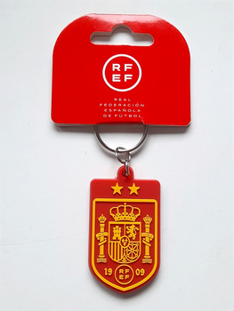 Spanish Football Association crest gum keyring (official product)