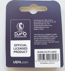 Women's Euro 2025 logo pin badge (official licensed product)