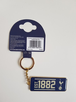 Tottenham keyring - plate with date of established (official product)
