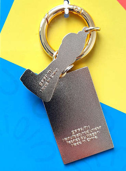 FIFA Women's World Cup AU NZ 2023 official logo & trophy one side keyring (Official Licensed Product)