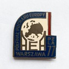 Athletics European Cup Semifinal Warsaw 1977 (enamel)