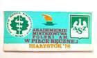 Patch of the Patch Polish Academic Championships of Medical Academies in handball (Białystok 1978)