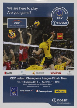 CEV Indesit Champions League Final - Men (10-11.04.2010) Official Programme