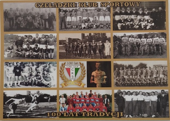 Postcard 100th Anniversary CKS Czeladz Silesia Poland