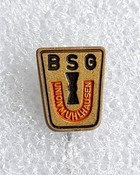 BSG Union Mühlhausen badge (East Germany, lacquer)