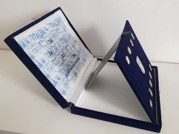 Italian Football Federation FIGC the crest history 10 pins-collection cased (official product) 