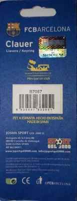 Metal keyring Cup with the FC Barcelona logo (official product) Spain