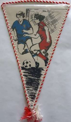 Pennant Górnik Zabrze - Widzew Łódź Semifinal Polish Cup (Zabrze 12.06.1985) 