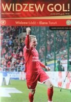 Widzew Lodz - Elana Torun II league (23.03.2019) official programme