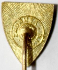 FK Radnički Lukavac badge (epoxy, signature)