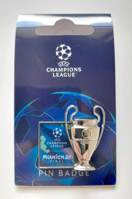 UEFA Champions League 2025 Munich Final, Paris Saint-Germain FC - Inter Milan trophy badge (official licensed product)