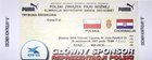 Poland - Croatia Women's World Cup qualyfing match ticket (28.10.2001)