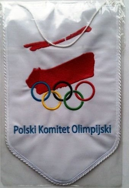 Polish Olympic Committee pennant (big)