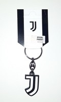 Juventus FC lacquer emblem keyring (official licensed product)