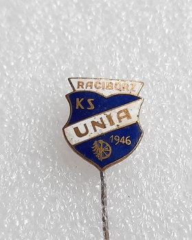 KS Unia Raciborz old badge (enamel)