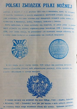 Bulletin of Polish Sport Souvenirs Collectors Association - volume 37 (1990)