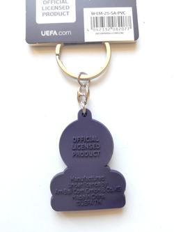 Women's Euro 2025 Switzerland logo gum keyring (official licensed product)