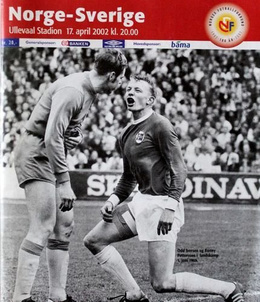 Norway - Sweden friendly match official programme (17.04.2002)