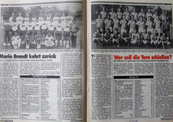 Berlin and East Germany leagues 1991-1992 Fan's Guide (Fussball Woche)