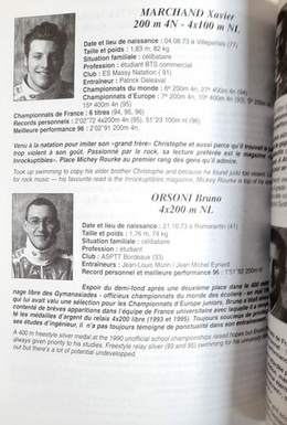 French national team for Olympic Games in Atlanta 1996. Official guide (France)