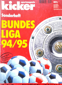 The 1. and 2. Bundesliga 1994/1995 season Fan's Guide (kicker sportmagazin)