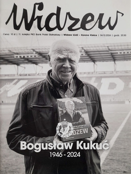 Widzew Lodz - Korona Kielce, PKO BP Ekstraklasa official match programme (4.10.2024)