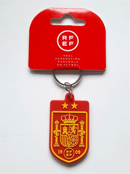 Spanish Football Association crest gum keyring (official product)