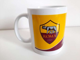 AS Roma crests and name tea mug (official product)