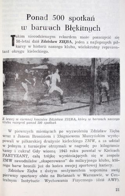 40 years of GKS Blekitni Kielce