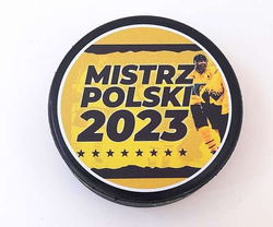 GKS Katowice Ice Hockey Poland Champion 2023 hockey puck (official product)