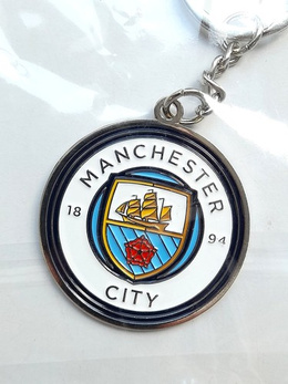 Manchester City big crest one side key ring (official product)