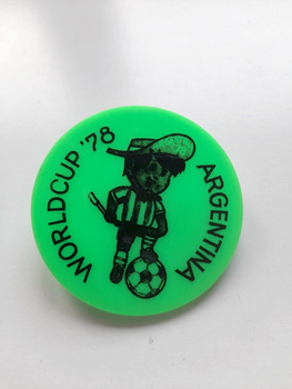 Argentina'78 FIFA World Cup mascot Gauchito old badge