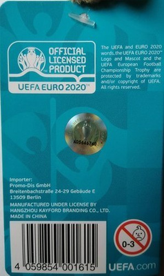 UEFA Euro 2020 mascot Skillzy (official product) XXL size, 35 cm
