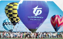 Balloon competition phone card (Poland)