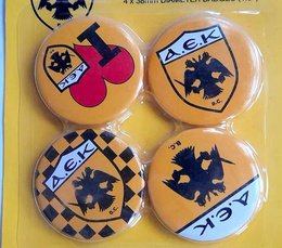 AEK Athens set of 4 buttons badges (official product)