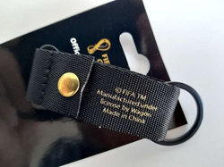 FIFA World Cup Qatar 2022 2.5D keyring/key lanyard with trophy miniature (Official Licensed Product)