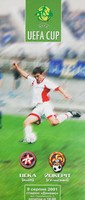 CSKA Kiev - FC Jokerit Helsinki, Qualifier UEFA Cup (09.08.2001) Official Programme