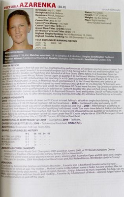 2007 Official Sony Ericsson WTA Tour 2007 Media Guide