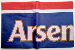 Arsenal FC core crest flag (official product)