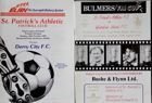 St. Patrick's Athletic FC official programmes 1986-1987 (2 items)