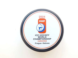 IIHF Ice Hockey World Championship 2024 Czech Republic puck (official product)