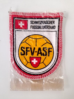 The Switzerland Football Association old emblem stripe